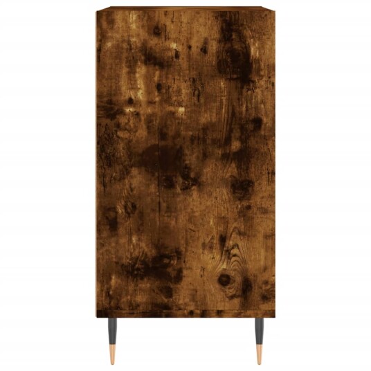 vidaXL Skjenk røkt eik 57x35x70 cm konstruert tre