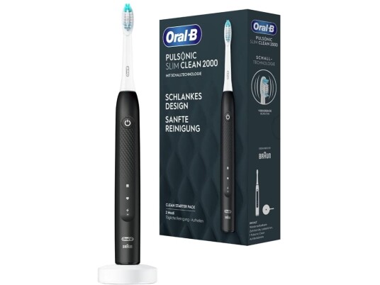 Braun Oral B Pulsonic Slim Clean 2000 Svart