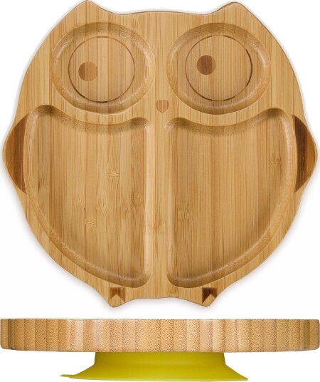 Babytallerken med sugekopp "Owl" Babytallerken med sugekopp "Owl"