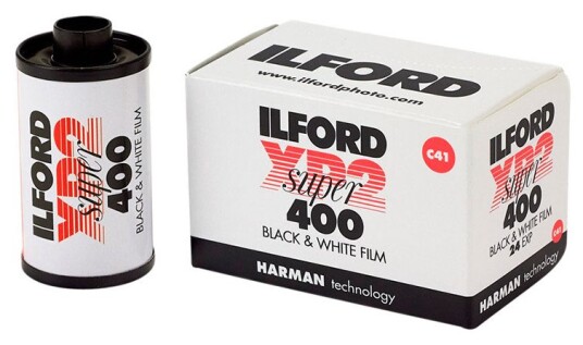 Ilford XP2 Super 135 36 S/H ISO 400 Sort/hvitt Film Ilford XP2 Super 135 36 S/H ISO 400 Sort/hvitt Film