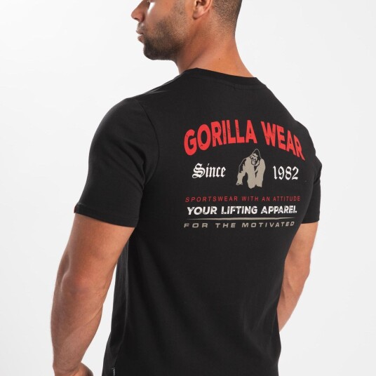 Gorilla Wear Warren T-Shirt Black 4XL