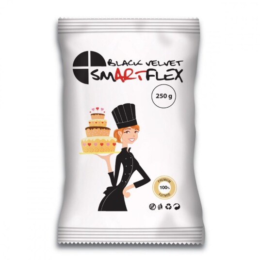 Smartflex Svart Fondant Velvet 250g 