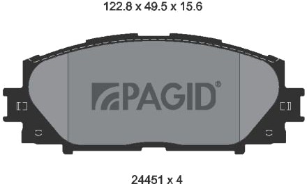 PAGID T1814N Bremseklosser PAGID T1814N Bremseklosser