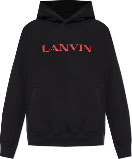Lanvin Logo Hoodie Black