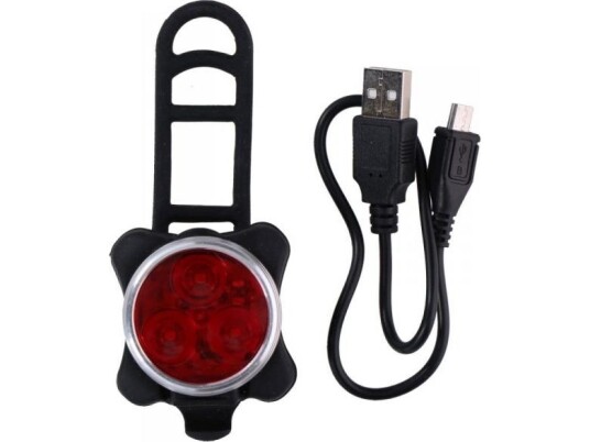 Sykkellykt Bak Dunlop 3Led Smd Usb 2100593 Sykkellykt Bak Dunlop 3Led Smd Usb 2100593