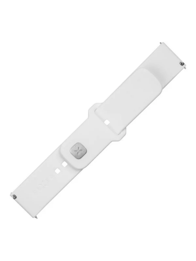 FIXED Silicone Strap Smartwatch Universal 20 mm White