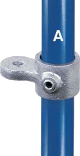 1" horisontal pipe, hann. KEE CLAMP