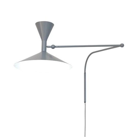 Nemo Lampe de Marseille Vegglampe Matt Grå