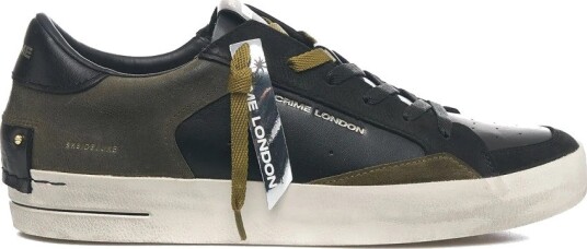 Crime London Herre Sko Svart 45 EU,