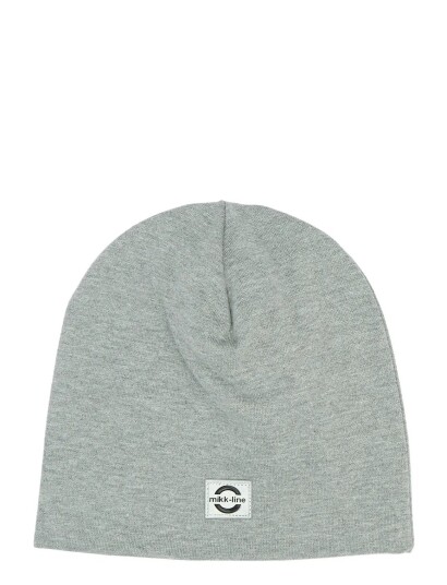 Mikk line Cotton Hat Solid Grey 98/104 Mikk line Cotton Hat Solid Grey 98/104