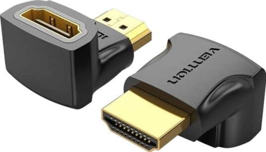 Hdmi Adapter Vention Aiob0 90 Grader Svart