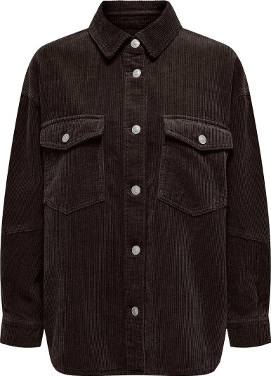 Only   Manchester skjorte  Onltiggy L/S Cord Shacket Pnt   Brun