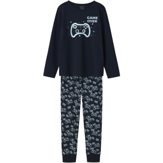 Name It Dark Sapphire Pyjamas Sapphire Game Noos 122-128