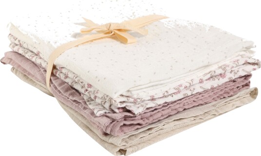 Pippi Organic Cloth Muslin (8-Pack) - Multi/patterned - 65X65CM Pippi Organic Cloth Muslin (8-Pack) - Multi/patterned - 65X65CM