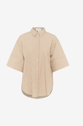 Soaked in Luxury - Skjorte Slkaily Shirt SS - Brun Soaked in Luxury - Skjorte Slkaily Shirt SS - Brun