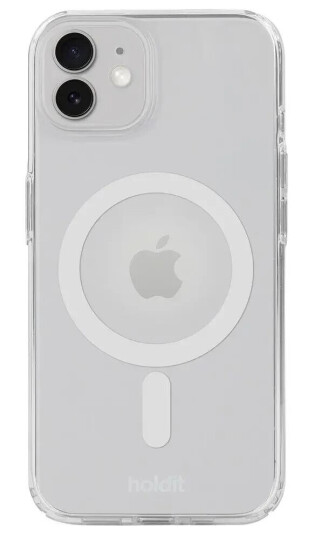 Holdit iPhone 12 / 12 Pro MagSafe Deksel - Transparent / White