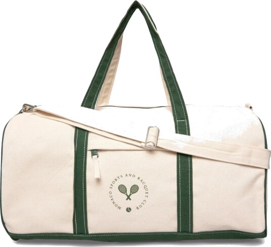 Björn Borg Ace Canvas Sports Bag   Cream   ONE SIZE
