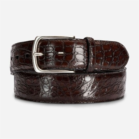 Paolo Vitale Crocodile Belly - Dk Brown 115 Paolo Vitale Crocodile Belly - Dk Brown 115