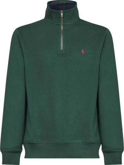 Polo Ralph Lauren The Rl Fleece Quarter Zip Sweatshirt Green XL