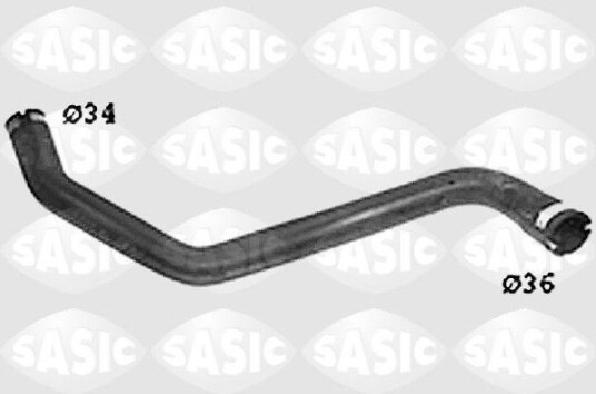 SASIC SWH6609 Radiatorslange SASIC SWH6609 Radiatorslange