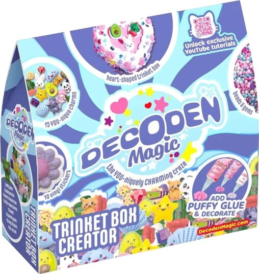 Maki Decoden Magic Classic Trinket Tin Creator Multi/Patterned One Size Maki Decoden Magic Classic Trinket Tin Creator Multi/Patterned One Size