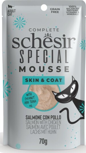 Schesir Special Skin & Coat Laks Med Kylling 12 X 70 G
