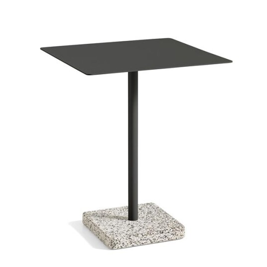 HAY Terrazzo Utendørs Kafébord 60x60 Antrasitt/ Grå Terrazzo