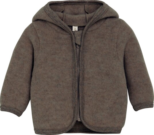Huttelihut Jacket Wool Fleece Brown 62