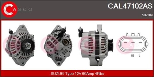 Dynamo CASCO CAL47102AS Dynamo CASCO CAL47102AS