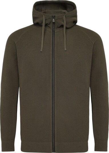 Sail Racing Element Seamless Zip Hood MUD GREEN L