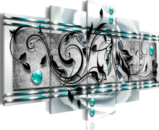 Bilde Turquoise Ambivalence 100x50 Artgeist sp. z o. o.