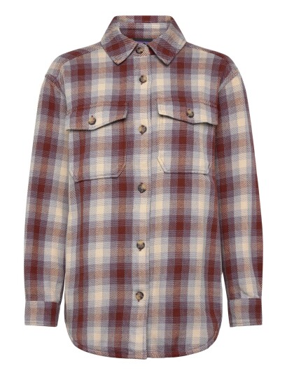 Patagonia W"s Fjord Loft Overshirt Jkt Burgundy M
