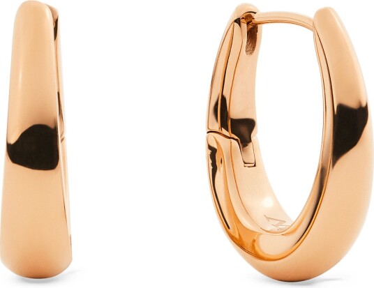 Rose Gold Earrings Flow Earring 20mm | DW Rose Gold Earrings Flow Earring 20mm | DW