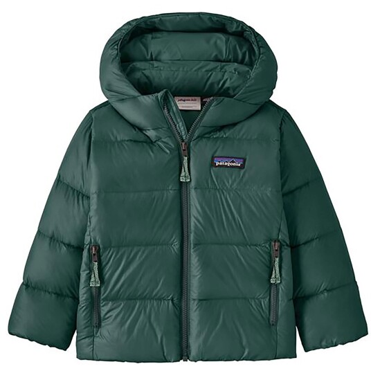 Patagonia Baby Hi Loft Down Sweater Hoody Cascade Green 2 år
