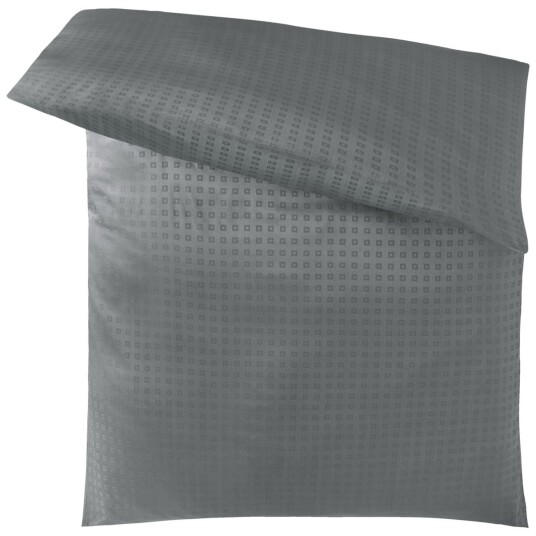 ERWIN M. Dynetrekk Cube glidelås; 135x200 cm (BxL); Skifergrå