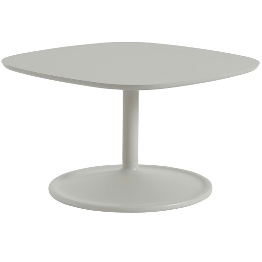 Muuto Soft Salongbord 70x70 cm Linoleum Grå