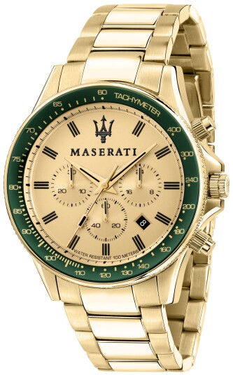 Maserati Herreklokke R8873640005 Sfida Gull/Gulltonet stål Ø44 mm