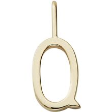 Design Letters Archetype Charm 10 mm Gold A-Z Q Design Letters Archetype Charm 10 mm Gold A-Z Q