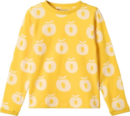 Småfolk | Elstar Long Sleeved Top With Apples | 98 104