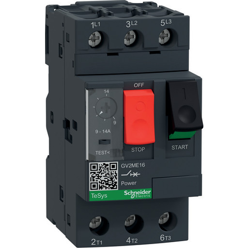 Schneider Electric Tesys gv motor circuit breaker gv2me16 thermal-magnetic 9- (3389110343175) Schneider Electric Tesys gv motor circuit breaker gv2me16 thermal-magnetic 9- (3389110343175)
