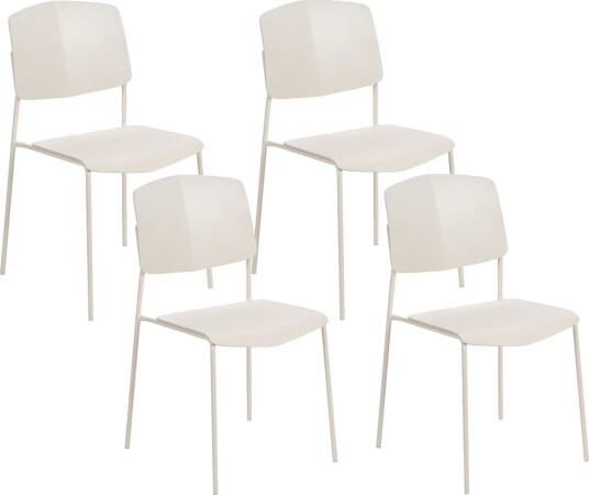 Sett med 4 spisestoler Astoria - Beige