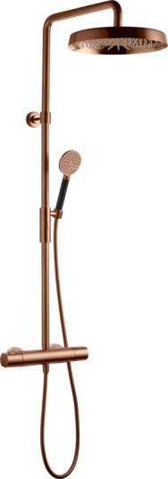 Tapwell ARM7200 Takdusj med trykk- og termostatstyrt dusjbatteri-Oksiderende Kobber