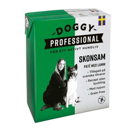 Doggy Professional Våtfor med Svenske Råvarer for Sensitive Hunder