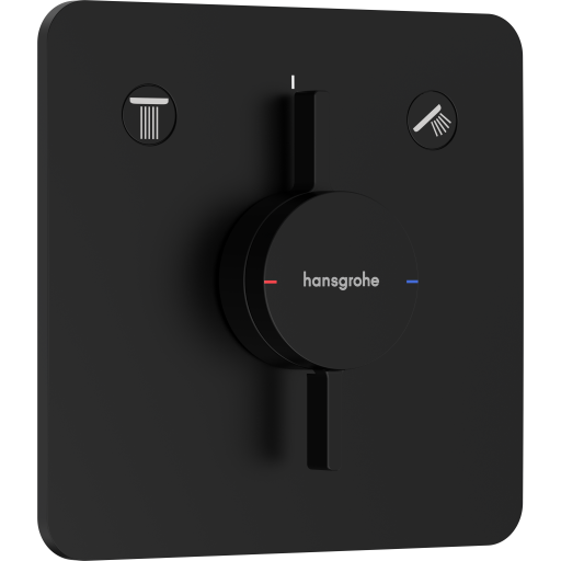 Hansgrohe DuoTurn Q dusjbatteri, sort Hansgrohe DuoTurn Q dusjbatteri, sort