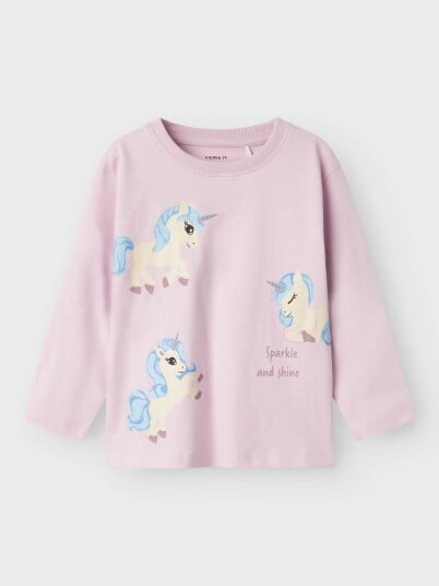 Name It Barry Long Sleeve Top Rosa 104