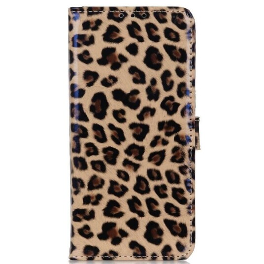 INCOVER Samsung Galaxy Note 20 Skinndeksel med Lommebok - Leopard