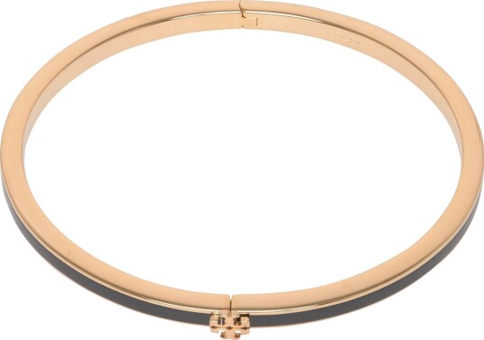 Tory Burch Thin Icon Enamel Bracelet Gold L Tory Burch Thin Icon Enamel Bracelet Gold L