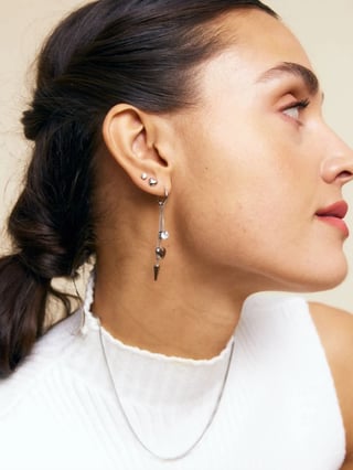 Edblad Peak Hoops Multi Heart Steel Sølv ONE SIZE Edblad Peak Hoops Multi Heart Steel Sølv ONE SIZE
