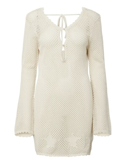 Pieces Pckamari Ls Dress Bc Cream S