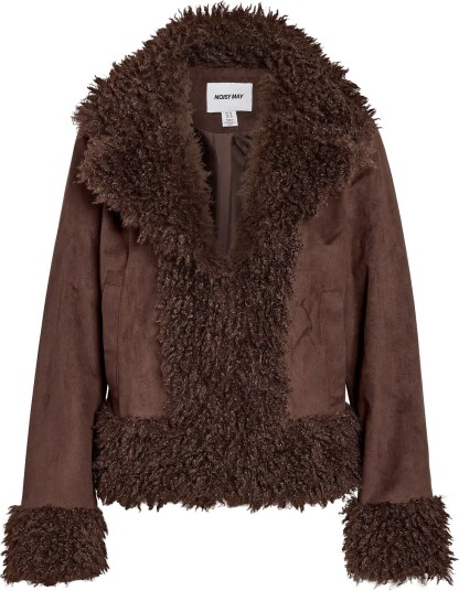 NOISY MAY Nmannie Penny Lane Jacket DEMITASSE S